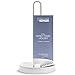 Kohler Paper Towel Holder with Weighted Base, Tension Loop, Quick One Handed Tear, (Fits Standard and Oversized Rolls), White