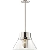 Hudson Valley Lighting 4032-PN Paoli 1-W Pendant - 15.5 Inches Wide by 15.5 Inches High, Polished Nickel Finish