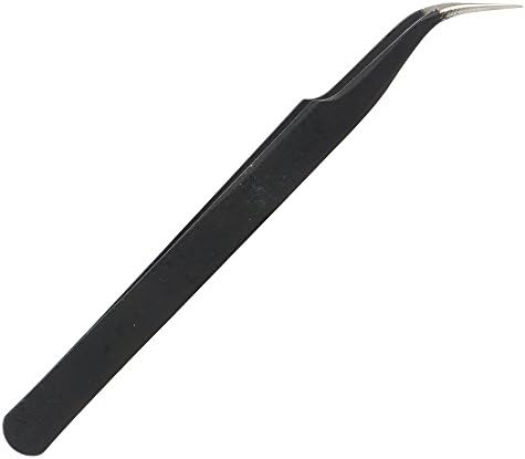 H5 ESD Curved Tweezers,Elbow Tweezer 118mm