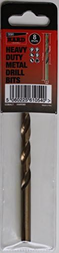 TTP HARDDrills Bit 8mm 1 X Metric Drill Bit Cobalt for Drilling Harder Metals Stainless Chrome Aluminum Cast Iron