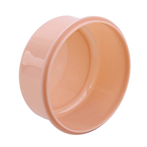Yunzee Food Storage Container Round Shape Household Refrigerator Storage Box with Lid Meal Prep Lunch Box Kitchen Food Prep Container,Pink - Thumbnail 7