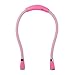 SingHong Neck Book Light, LED Reading Lamp, USB-C Rechargeable, Hands Free, 4 LED Bulbs, 4 Adjustable Brightness, for Reading in Bed or Reading in Car Lamp (Pink)