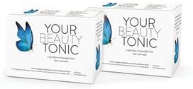 Your Beauty Tonic Marine Collagen Supplement with Hyaluronic Acid for Healthy Skin Hair and Nails - 60 Days