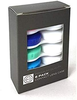 Contact Lens Case by Warehouse 400 (6 Piece Multi Color)