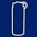 MIRA 18 Oz Stainless Steel Vacuum Insulated Wide Mouth Water Bottle with Two Caps | Thermos Keeps Cold for 24 hours, Hot for 12 hours | Double Walled Powder Coated Travel Flask | Blue