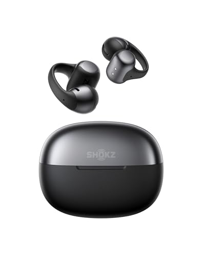 SHOKZ OpenDots ONE Open-Ear Clip-On-Kopfhörer mit Dolby Audio, Schwarz