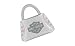 Harley-Davidson Pink Crystal Purse Shaped Metal Key Chain