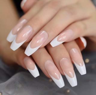 EDA LUXURY BEAUTY NATURAL NUDE PINK WHITE FRENCH GLAMOROUS Full Cover Press On Gel Glitter Artificial Tips Shiny Acrylic Extreme False Nails Extra Long Ballerina Coffin Square Super Fashion Fake Nails 3 EDA LUXURY BEAUTY NATURAL NUDE PINK WHITE FRENCH GLAMOROUS Full Cover Press On Gel Glitter Artificial Tips Shiny Acrylic Extreme False Nails Extra Long Ballerina Coffin Square Super Fashion Fake Nails