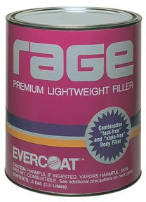 Click Here to See More Images Evercoat Rage Xtreme Lightweight Body Filler, 1-gl, Pt# 106