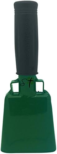 Various Sizes and Team Colors Cowbell with Stick Grip Handle Bell for Cheering at Sporting & Wedding Events - Cow Bell by Stewart Trading