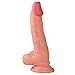 Tracy's Dog Realistic Dildo for Beginner, Dildo with Strong Suction Cup, 7.5