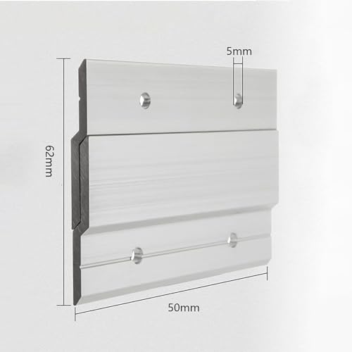 TERRIFI Z Hanger French Cleat, 2 Pairs, Wall Mounting Brackets for Mirrors, Pictures, Whiteboards, Headboards, Artwork Frame, Heavy Duty Z Bar Hanger Supports