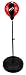 Sports Boxing Child Punching Bag Freestanding w/ Pair of Gloves Adjustable Height 31-47