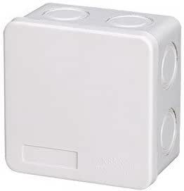Derivación (85 x 85 x 50 IP55 Caja para entornos húmedos ABS ...