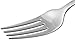 Amazon Basics Stainless Steel Dinner Forks with Scalloped Edge, Pack of 12, Silver