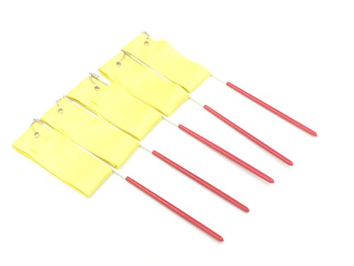 6.5-Foot Long yellow Dancing Ribbon Streamer Rhythm Ribbon Set Pack of 10