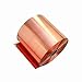 Tong gu 0.1x1m Pure Copper Foil Metal Copper Sheet Plate Guillotine Cut Material Two 0.02-0.05mm Thickness (0.05mm)