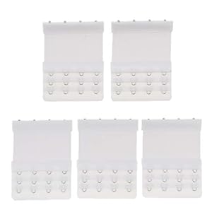 Sharplace Set van 5 beha-verlengstukken, 4 haken, 3 rijen