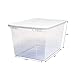 HOMZ Snaplock Clear Storage Bin with Lid