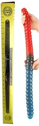 World's Largest Gummy Worm- Cherry/Blue Rasberry by Worlds Largest