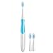 Kikole Sonic Electric Toothbrush with 2 Extra Replacement Brush Heads,Waterproof Whitening Prevent Tooth Decay Removes Plaque 3 Colors (Light Blue)