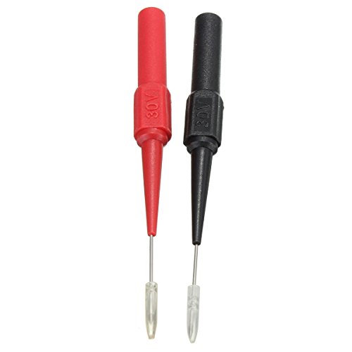 TestHelper Piercing Needle Test Probes +SureGrip Insulated Test Leads, 63" Length