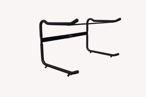 Stoneman Sports G-100 Glacik Freestanding C-Deck Double Kayak and SUP Storage Rack, Single Sided, Black Finish