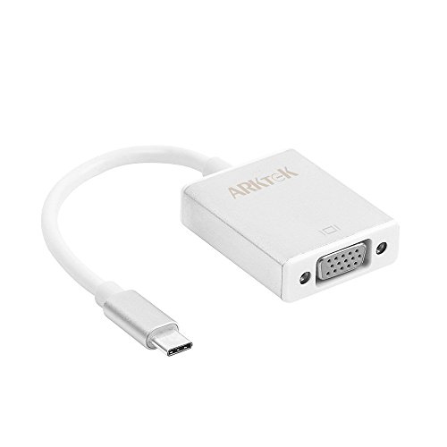 Usb c to vga adapter, arktek type c (male) to vga (fema…