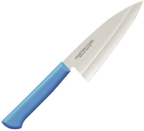 Kataoka Mfg master cock antibacterial color knife molybdenum vanadium steel Japanese style small Debabocho 120mm double-edged Brown MCKK120B