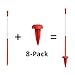 Driveway Marker Plus 8-Pack (8 Driveway Markers + 8 Free Marker Mounts)