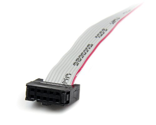 StarTech.com 1 Port 16-Inch DB9 Serial Port Bracket to 10 Pin Header - Low Profile (PLATE9M16LP)