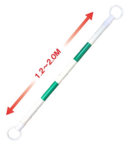 ウイングエース コーンバー 伸縮タイプ 1.2m～2m (緑白)