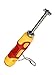 GrooveMaster Golf Club Groove Sharpener with Comfortable Adjustable Large Rubber Grip and 6 Cutter Carbide Tungsten Steel Head - Full Color User Manual