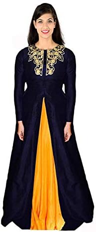 SV FASHION Women's semi-Stitched Benglory Cotton Gown