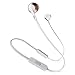 JBL T205BT Wireless in-Ear Headphones with Three-Button Remote and Microphone (Rose Gold)