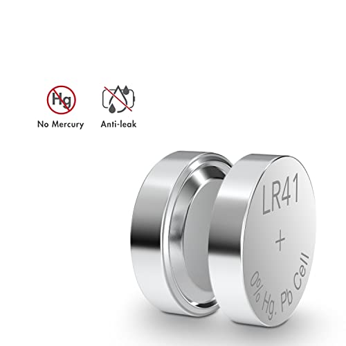 Tenergy 1.5 Volt Battery Button Cell LR41, ag3 Batteries Equivalent