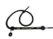 Khalil Mamoon Signature Rainbow BLUE Hookah Hose 70