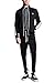 G-Style USA Men's Side Stripe Zipper Jacket Drawstring Waistband Tracksuit