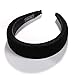 Headbands for Women Padded Headbands - 1PCS Velvet Headband Elegant Headbands Hairpins Headwear Barrette Styling Tools Accessories for Women and Ladies,Black