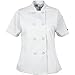 On The Line by ChefUniforms.com Women's Classic Chef Coat (White, M)