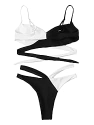 Lilosy Sexy Cute Wrap Push Up Cutout Two Color