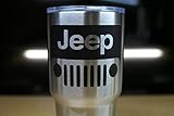 Jeep Wrangler 4 X 3 Decal Vinyl Sticker for Car Windows, Laptops, Gear, etc.