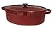 Useful UH-CI35 7 Quart Cast Iron Enamel Oval Covered Dutch Oven Casserole With Lid