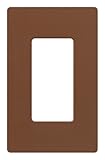 Lutron SC-1-SI Claro Single-gang Wallplate Sienna