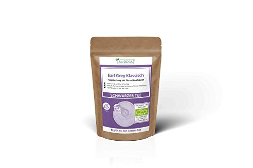 AURESA Schwarztee Earl Grey Klassisch | Mischung aus drei verschiedenen Schwarzteesorten | Vollmundig und angenehm – Bild 8