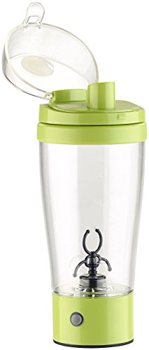 Rosenstein & Söhne Shaker: Selbstrührender Trinkbecher mit elektrischem Quirl, 450 ml, BPA-frei (Mixbecher) – Bild 5
