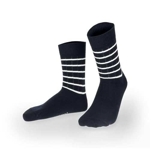Hudson Herren Socken Row Fashion Marine 0337 43-46