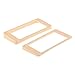 Musiclily Curved Guitar Humbucker Pickup Mounting Rings,Cream(2 sets)