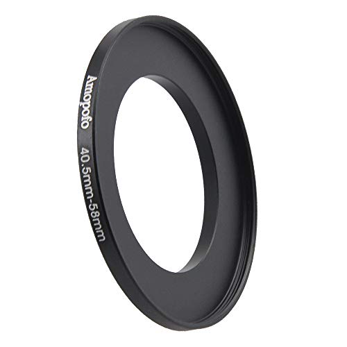 Universal 40.5-58mm/40.5mm to 58mm Step Up Ring Filter Adapter for Canon Nikon Sony UV,ND,CPL,Metal Step Up Ring Adapter