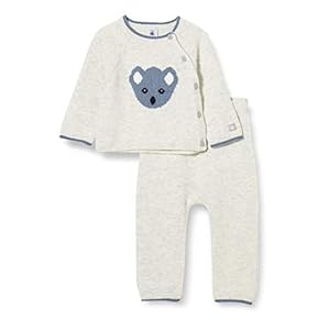 Petit Bateau 5645401 Baby Jacquard-breiset, 2-delig – – 3 mois